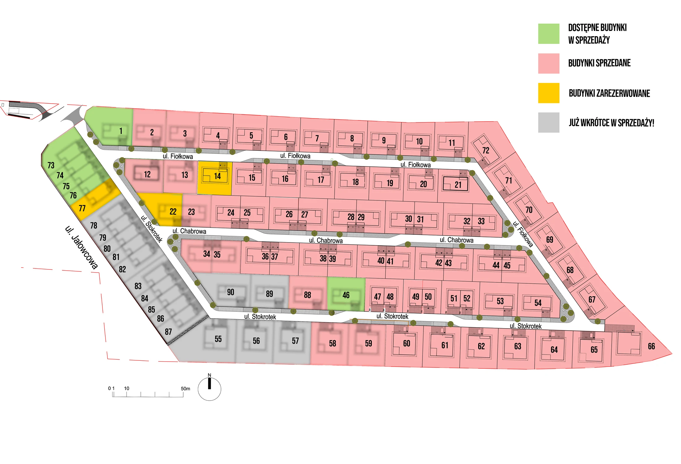 Plan zagospodarowania terenu osiedla Nowe Planty